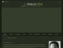 Tablet Screenshot of marcosdiaz.com